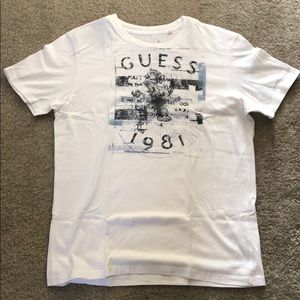 Original Guess white tee shirt.